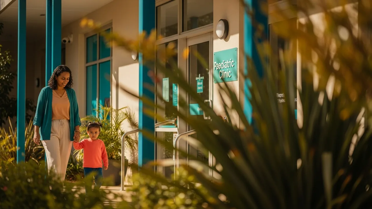 Fictional paediatric occupational therapy clinic scene for Highbury, SA